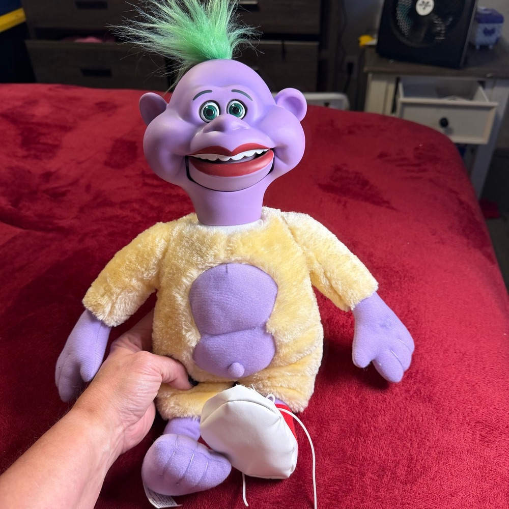 Jeff Dunham Peanut Puppet NECA Purple Woozle Plush Ventriloquist Doll 18 Inch